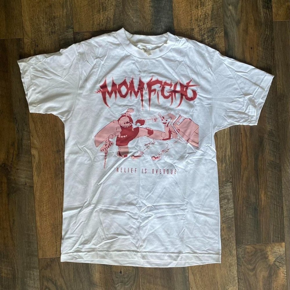 USED Mom Fight Band Tshirt MEN'S SIZE MEDIUM Metal Hardcore Punk Rock GUNDAM